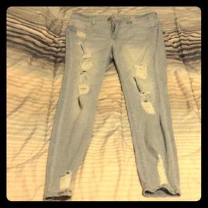JCPenney light blue jeggings